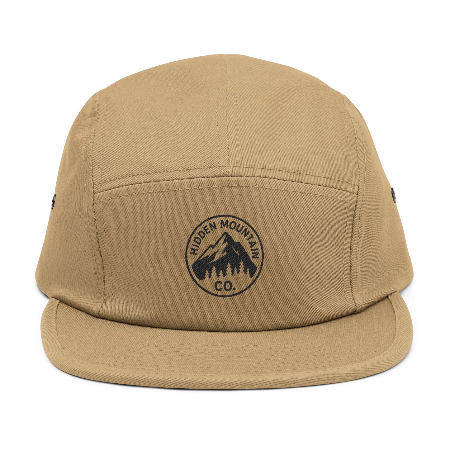Embroidered 5 Panel Hidden Mountain Co. Hat